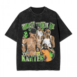 R&auml;ppar Vybz Kartel Tuur 2025 Meeste T-s&auml;rgid Pestaud Vintage T-s&auml;rgid L&uuml;hikeste varrukatega O-kaelusega T-s&auml;rgid Puuvillased S&uuml;nnip&auml;evakingi R&otilde;ivad S