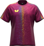 Butterfly Table Tennis Creet Suurus 47900 L&uuml;hikeste varrukatega T-s&auml;rk, T-s&auml;rk, Niiskust imav, Kiiresti kuivav, Veniv, Unisex, Roosa, O, black