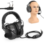 Artudatech m&uuml;rasummutav peakomplekt Kenwood TK3107 TK3200 TK2160 BaoFeng BF-888S raadiosaatjate tarvikutele