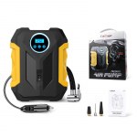 CARSUN Kaasaskantav Autode 12V 150 PSI &Otilde;hukompressor Digitaalne Rehvipump LED-valgustiga Rehvi Kompressor Auto Mootorratta Palli jaoks Digital display kollane