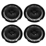 4 tk 15-tollist rattakate Peen must veljekate Universaalne asendus Seat Ibiza jaoks black