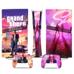 M&auml;ngukonsooli v&auml;rvilised kleebised, v&auml;rvilised kilekeha kleebised, Grand Theft Auto GTA6 kontrolleri kleebised O