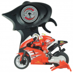 Mini RC mootorratta kiire raadio teel juhitav 2,4 GHz mootorratta laste m&auml;nguasi punane