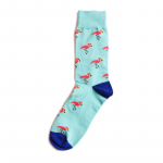 Moodsokid Flamingod Jacquard Crew Meeste Sokid Puuvillased Hip Hop Bird Street Meeste rula sokid One size