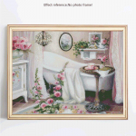 Teemantmaal &uuml;mmarguste kividega Maastikupildid kividega Uus teemanttikandid 20X30