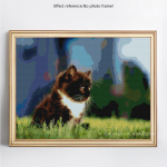 Teemanttikandid t&auml;isekraaniga Cat 5D ristpistes mosaiik teemantmaaling t&auml;is &uuml;mmargune loom 20X30CM