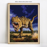 Teemantmaal Tyrannosaurus Rex Rhinestone Mosaiic Teemanttikandid Ristpiste 20X30CM