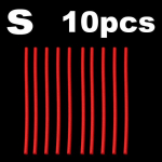 Bimoo 10 tk/pakendis suure tihedusega silindrivaht keskse auguga ujukikepi k&auml;rbse sidumisseadme meisterdamiseks jne. Suurus SML S punane