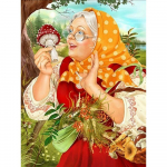 Ristpistekomplekt DIY Teemanttikandid Anime Naine T&auml;is&uuml;mmargune teemantmaaling Mosaiik Kodukaunistus 20X30CM