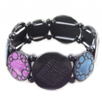 NOA [G6038] - Bracelet Cr&eacute;ateur 'Princesse Pop' bleu rose sinine