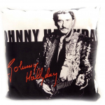 Johnny Hallyday [L2251] - Dekoratiivne padi  Johnny Hallyday  kitarril - 32 cm must
