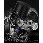 T&auml;ielik 5D teemantmaaling pealuu armastus mosaiik tikandid ristpistes kodukaunistus k&auml;sitsi valmistatud kingitus 25x30cm