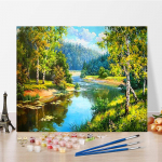 Kunst DIY Maalimine numbrite j&auml;rgi Digitaalne &otilde;limaal Numbrite maalimine Teemantmaal Kodukaunistus &Otilde;limaal Hobid 40x50cm no frame