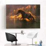 T&auml;iskandiline/&uuml;mmargune puur 5D DIY Teemantmaal, Tikand Ristpistes 5D Kodukaunistuse kingitus Full Round 20X30CM