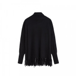 Suures suuruses kevad-s&uuml;gis &uuml;hev&auml;rviline silmkoeline pullover, suur &uuml;lisuur kampsun naiste avar kampsun Pont&scaron;o C-149 one size must