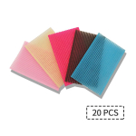 20 tk/pakendi segu v&auml;rvi universaalne v&auml;rviline juuste postitamise v&otilde;lupadi must &otilde;mblusteta kleebis katkised juuksed kleebis tukk ilut&ouml;&ouml;riist mitmev&auml;rviline