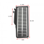Roostevabast terasest autopedaalid Volkswagen VW CC Passat B6 B7 R36 R-line jaoks Skoda Superb LHD auto pedaalikatte jaoks Rest Pedal