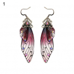 V&auml;rvilised liblikad tiiva kujuga k&otilde;rvar&otilde;ngad naiste simulatsiooniga zricon rippuvad konksud k&otilde;rvar&otilde;ngad ehted aksessuaarid 1