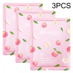 Bioaqua Honey Peach Hexapeptide Extract Piimhappebakterite Sheet n&auml;omask 3pcs