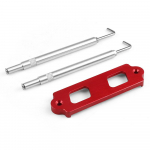 Aku kinnituskomplekt Roostevaba aluse konksudega hoidmisvarras Honda Civic / CRX S2000 jaoks Acura Integra RSX jaoks ilma logota punane