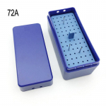 1 tk 72 auguga hambaravi autoklaavitav endokarp Bur, Reamer ja Gutta Percha Points endodontic Box Endo Holder hambaarsti t&ouml;&ouml;riista jaoks 72A