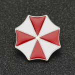 Biohazard pross Pin Alice Umbrella Corporation Red White Enamel Logo Amulet Badge Kuum Film M&auml;ng Ehted Mehed Naiste Pin