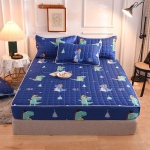 Puuvillane pehme voodipesu lina madratsi kate Paks tepitud voodikate Elastsed linad Paigaldatud lina kattemadrats libisemiskindel tolmukate 180*200cm