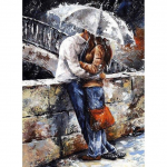 T&auml;navamaastik DIY 5D Teemantmaali Ristpistes Komplekt t&auml;is&uuml;mmarguse puur-mosaiikkividega Paar Teemanttikandid Kodukaunistus Full Round 20x25CM