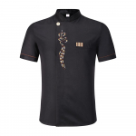 Unisex k&ouml;&ouml;k kokk k&uuml;psetamine kokk riietus koka t&ouml;&ouml;riided meeste koka jope pikkade varrukatega meeste koka vormiriietus M