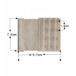 Rinnahoidja pikendused rihma pandla pikendus 3 rida 4 konksud rinnahoidja rihma pikendus &otilde;mblust&ouml;&ouml;riist naistele intiimsed pikendatud rinnahoidja konksu pikendused 1pc ihukarva