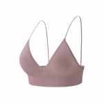Bymermaids Fitness Yoga Top Deep V Sexy Triangle Cup Bralette Boneless Spordirinnahoidja &Otilde;mblusteta Push Up rinnahoidja Naiste Tube Top Crop Top M