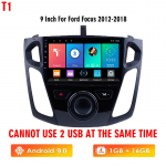 Icreative Wireless CarPlay Androidi autoraadio multimeediumivideopleier Ford Focuse 2012&ndash;2018 jaoks Androidi automaatse stereonavigatsiooniga 2 Din