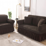 &Uuml;hev&auml;rviline elastne diivanikate elutuppa tr&uuml;kitud ruuduline veniv sektsioonkatted Diivani diivani kate L-kujuline 1-4-kohaline 2-Seater 145-185cm