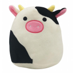 Saabumine Squishmallows Easter Dinosaur Cat Crab Plush cow black and white