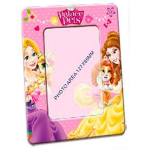 Disney [R3062] - Metallist pildiraam 'Disney Princesses' roosa - 19x15 cm - foto 13x9 cm Heleroosa