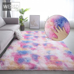 Vikerkaare kohev vaip t&uuml;drukute tuppa Armas Kawaii sisekujundus V&auml;rviline pl&uuml;&uuml;sis vaip elutuppa Lipsuv&auml;rvimine Gradient magamistoa p&otilde;randamatt 80x160cm