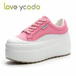 Love Ycodo kevadised ja s&uuml;gisesed naiste ja t&uuml;drukute paksu tallaga moodsad madalad vabaaja saapad 39