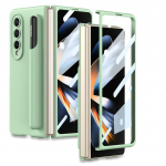 Vedel silikoonkate Samsung Galaxy Z Fold 4 kaanega eemaldatav pliiatsihoidja eesmine kile&uuml;mbris Z Fold4 5g ilma pliiatsita No S Pen