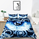 3D k&otilde;rglahutusega digitaalse tr&uuml;kitud voodipesukomplekt loomamustrilise udusulgede ja padjap&uuml;&uuml;riga 2/3 t&uuml;kki t&auml;issuuruses kiiresti kuivav kodukaunistus Baby 100x135cm