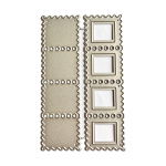 Sqaure'i raami stantsl&otilde;iked Reljeefsed &scaron;abloonid Mallvorm Fotoraam Metallist L&otilde;ikestantsid isetegemiseks scrapbooking-kaartide valmistamiseks