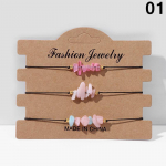 Mood lihtsad looduslikust kivist helmed k&ouml;iega k&auml;ev&otilde;ru Ebaregulaarse helmestega punutud k&auml;ev&otilde;ru naistele ehted kingitused LM