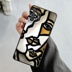 Picasso abstraktse kunsti maali &uuml;mbris Samsung Galaxy A14 A73 A53 A71 A51 A31 A33 A22 A12 A21s A13 A32 A52s A72 A52 A23 jaoks Samsung A73 5G