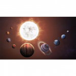 Kosmose t&auml;histaevas rippuv maal Kosmos galaktika l&otilde;uend plakat P&auml;ikeses&uuml;steemi planeedi orbitaalkaart Kodukaunistuspildid seinale 20cm&times;40cm NoFrame