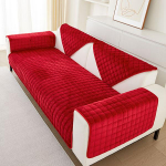 &Uuml;hev&auml;rviline libisemiskindel diivani kate Paks pehme pl&uuml;&uuml;s diivanipadja r&auml;tik elutoa m&ouml;&ouml;bli jaoks Decor Slipcovers diivanikatted 90x180cm 1pc