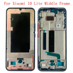 Korpuse keskmine raam LCD esipaneeli paneeli &scaron;assii Xiaomi Mi 10 Lite telefonile metallist keskmine hall v&auml;rv