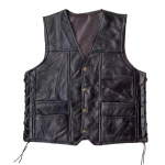 Harley mootorratta nahast vest+meeste vest+nahast vest+s&otilde;iduvest+pruun puhtast lambanahast paneel L pruun