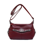 Moodsad litritega Crossbody kotid naistele Luksusbr&auml;ndi nahast naistekotid Disainer Lihtne &otilde;lakott Bolso Mujer Sac punane