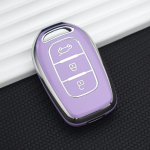 3 nuppu UUS TPU kaugjuhtimispuldiga auto v&otilde;tmekaane &uuml;mbris Renault Kwid liikluss&uuml;mboli jaoks Dacia Sandero Logan Duster Key Case valge