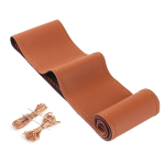 38cm/15inch Premium Genuine Leather Car Steering Wheel Braid Cover Real cowhide Soft Non-slip Car Interior