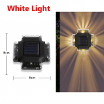 P&auml;ikeseenergia seinavalgusti, neljapoolne prožektor, LED-luminofoorlamp, v&auml;listingimustes Euroopa stiilis &otilde;uevalgusti, seinapesulamp, valgustundlik p&auml;ikeselamp Warm light 500mAh must